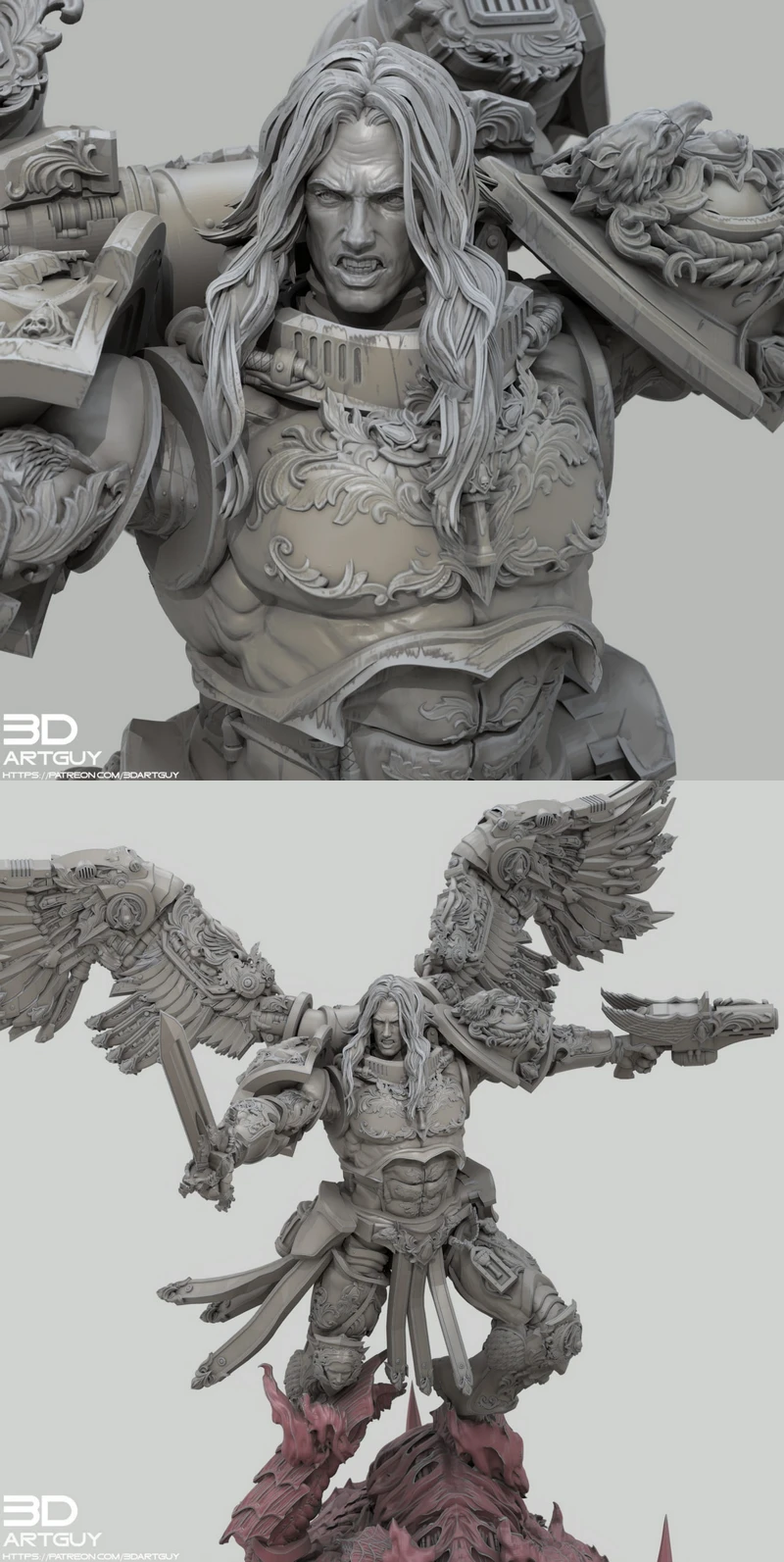 Blood Host Leader STL model for 3D printing
