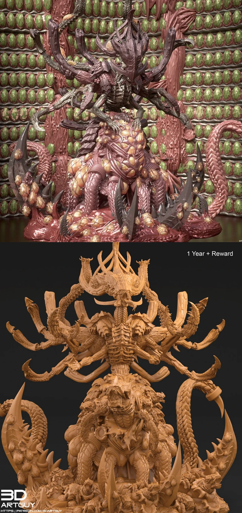 Matriach STL model for 3D printing