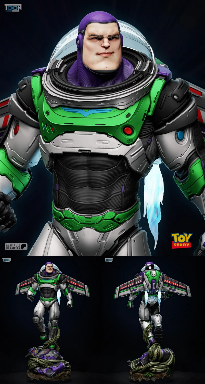BUZZ LIGHTYEAR STL model for 3D printing