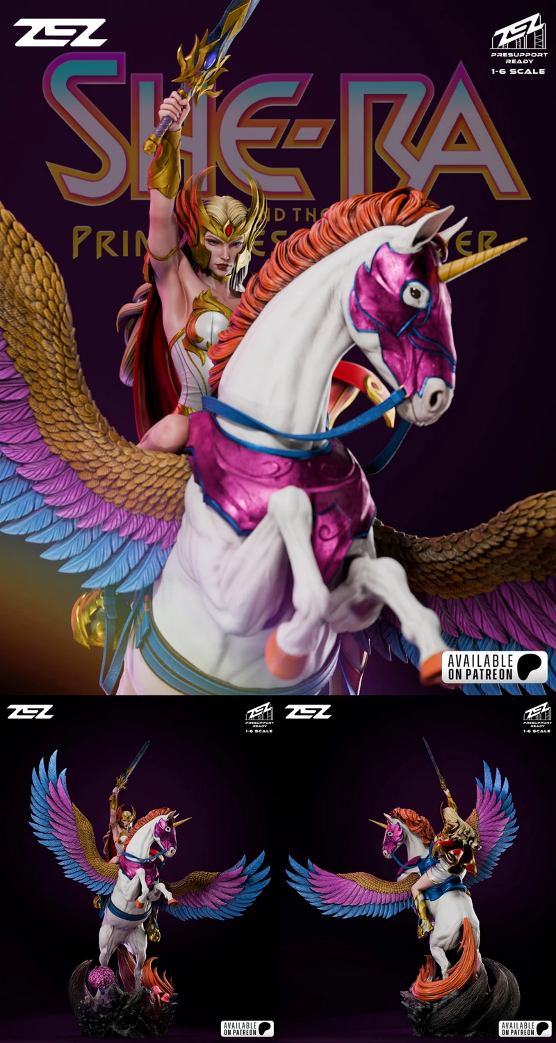 She-Ra – Princess of Power STL model for 3D printing
