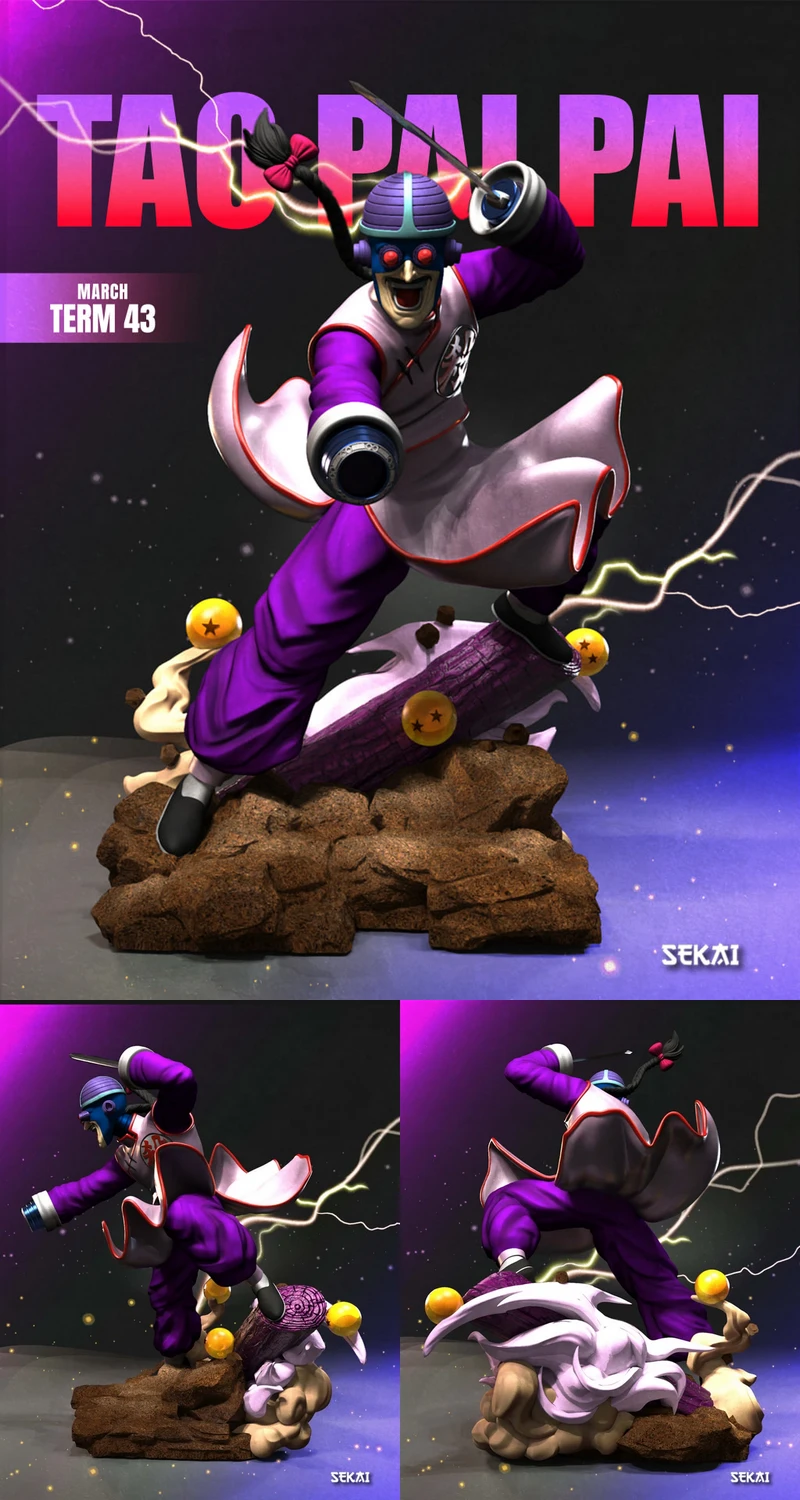 Tao Pai Pai – Dragon Ball STL model for 3D printing