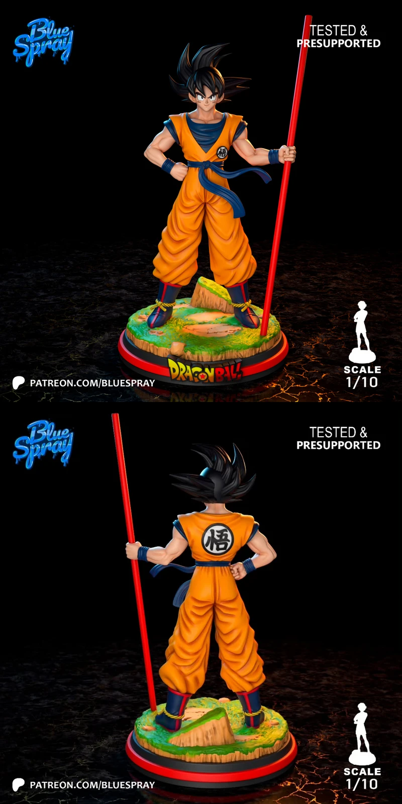 Young Goku – Dragon Ball STL Figure for 3D Printing STL model for 3D printing