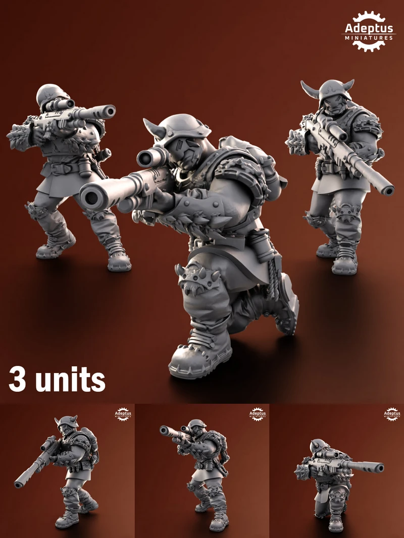 Snipers Twisted Horde A-1.105 STL model for 3D printing