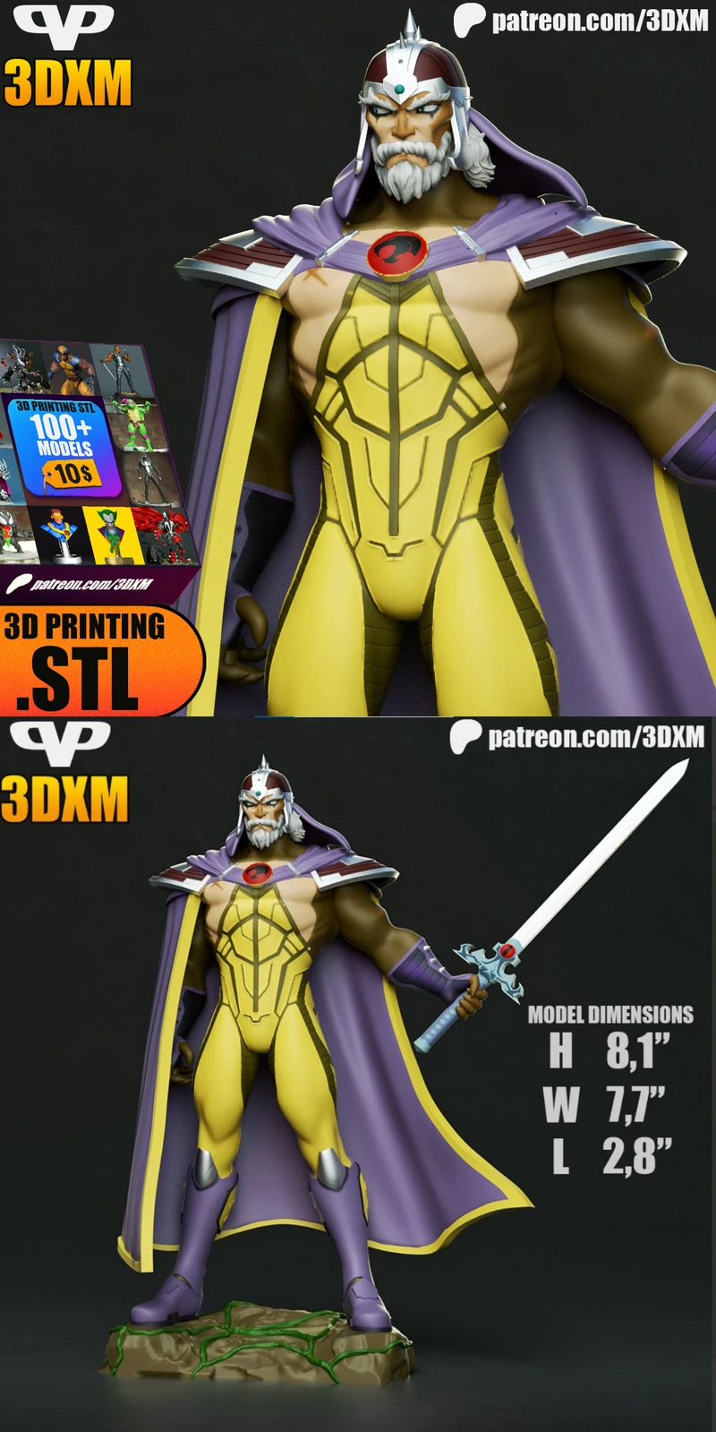 Jaga – ThunderCats STL Figure for 3D Printing STL model for 3D printing