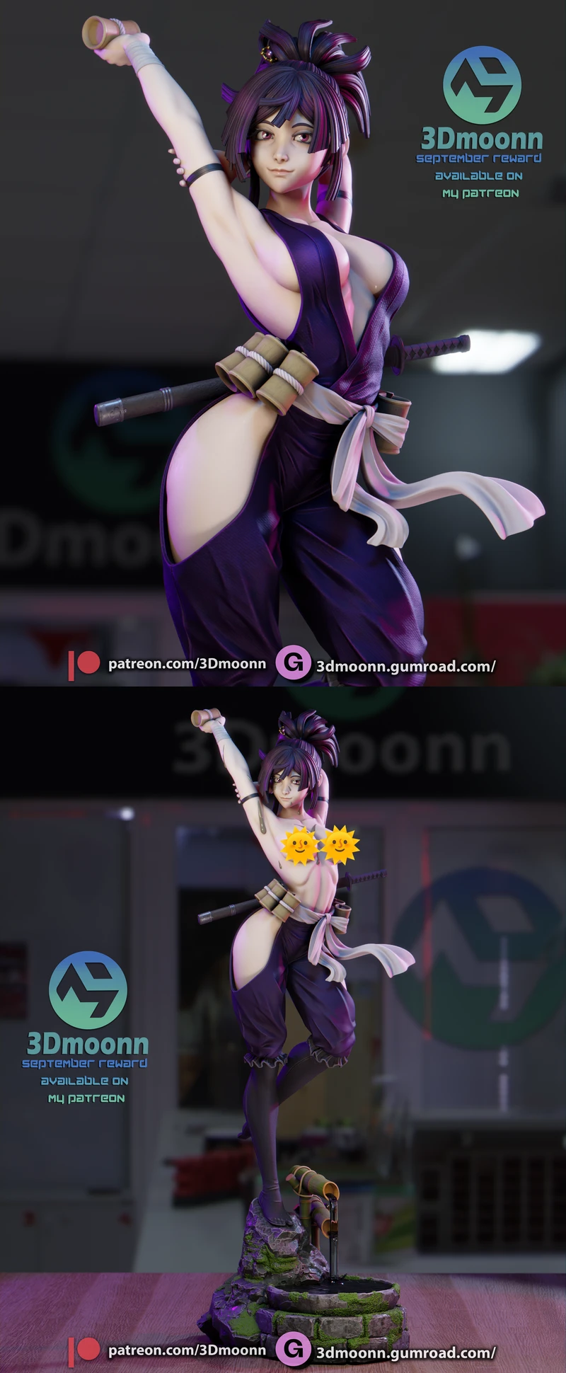 Hell’s Paradise – Yuzuriha 3D Printable STL Figure STL model for 3D printing