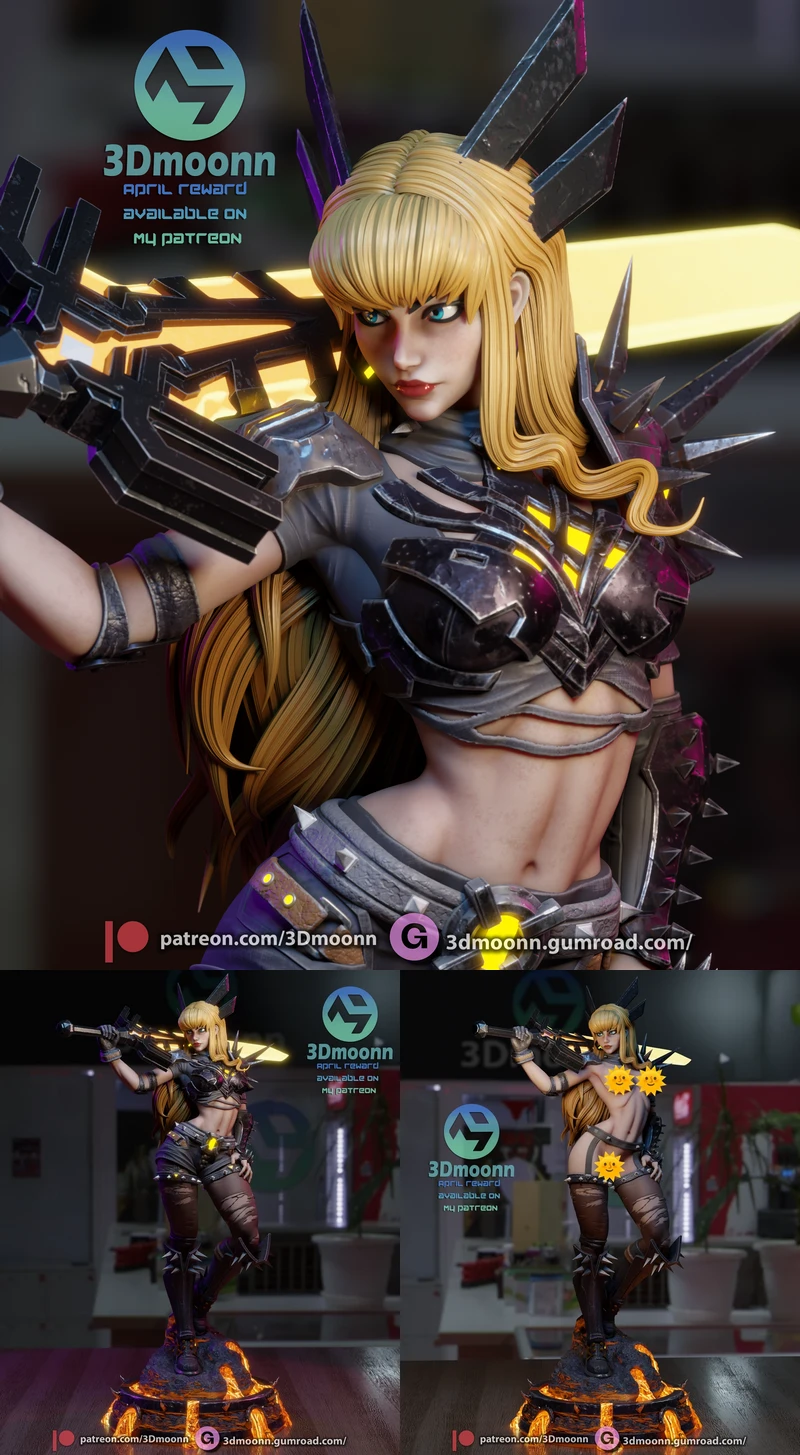 Marvel – Magik STL model for 3D printing