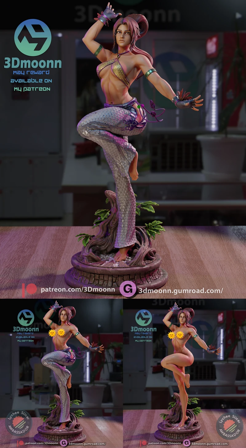 Tekken – Christie Monteiro extra STL model for 3D printing