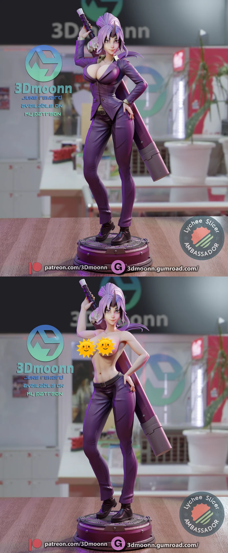 Printable Shion Figure | TenSura STL File STL model for 3D printing