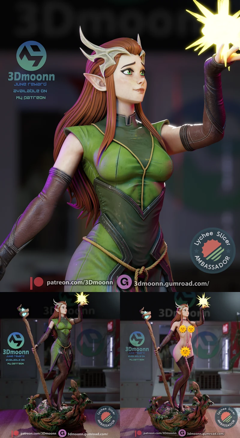 The Legend of Vox Machina – Keyleth extra STL model for 3D printing