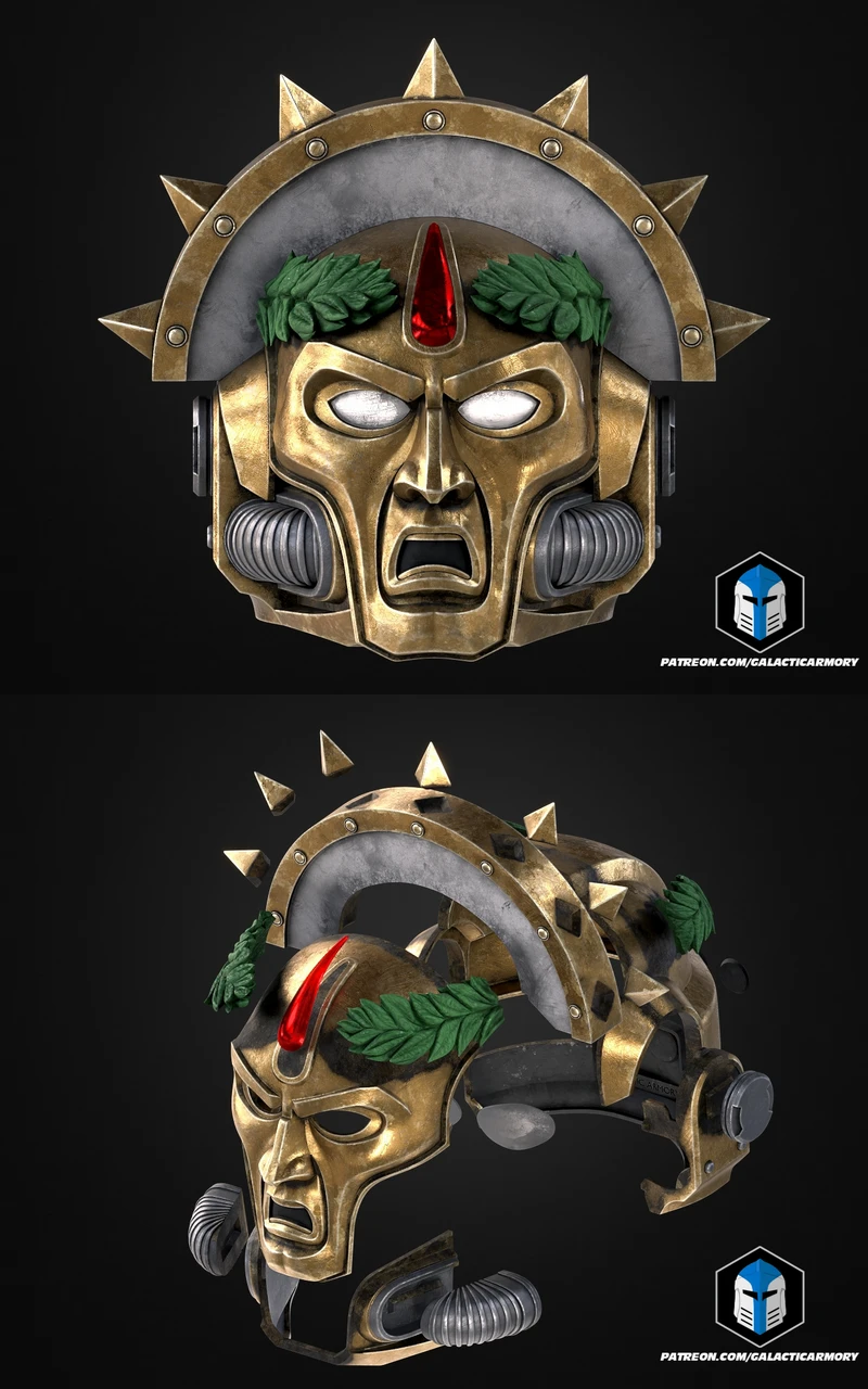 40k Dante Helmet STL model for 3D printing