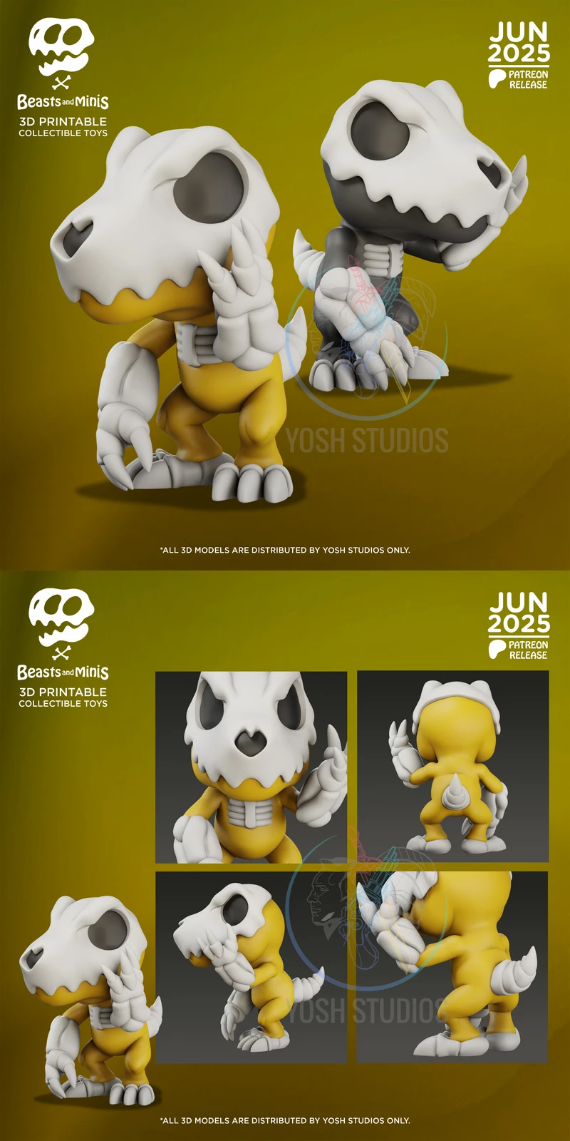 Agumon Diorama STL File for 3D Printing STL model for 3D printing