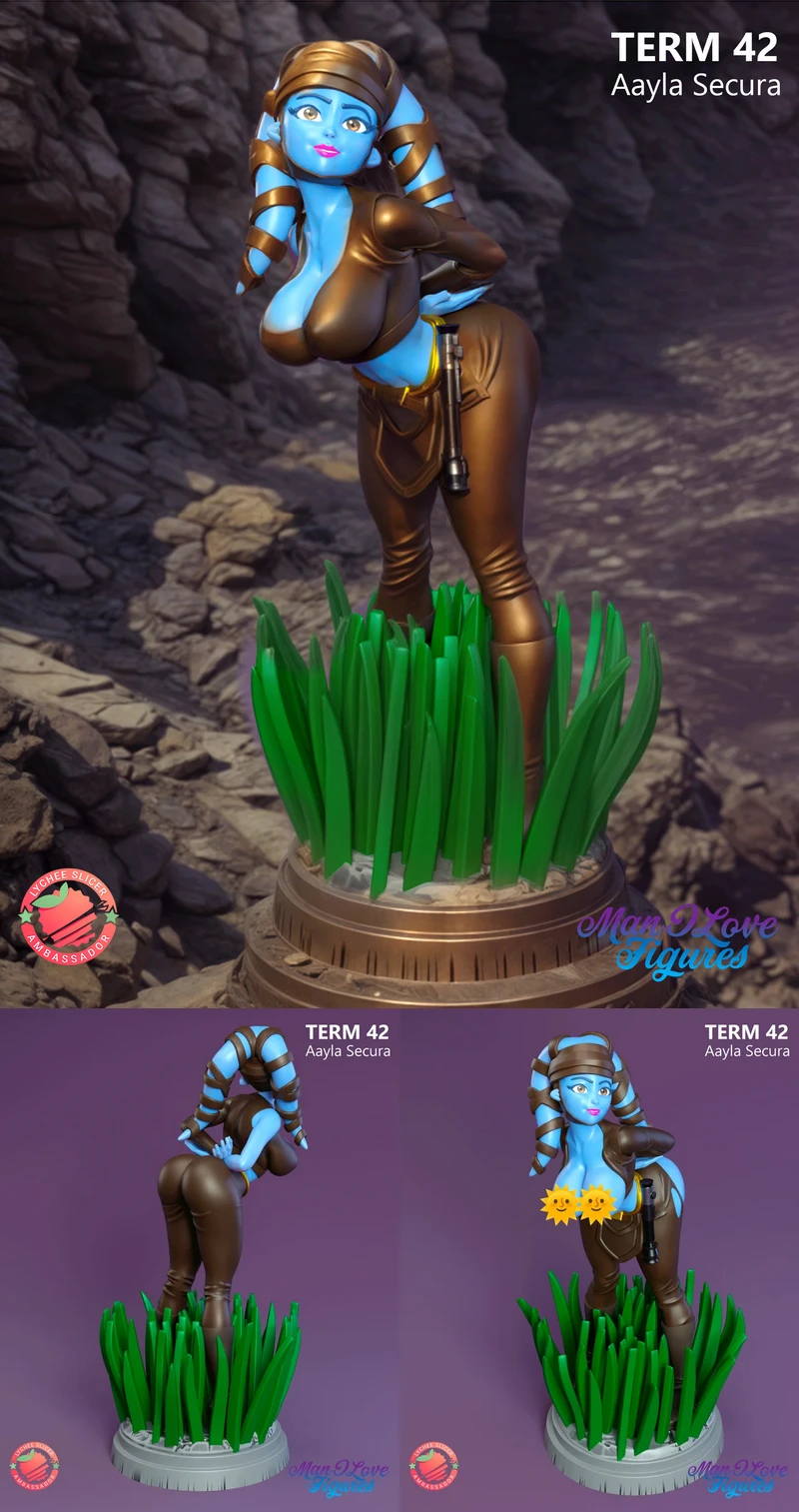 Aayla Secura – Star Wars STL model for 3D printing