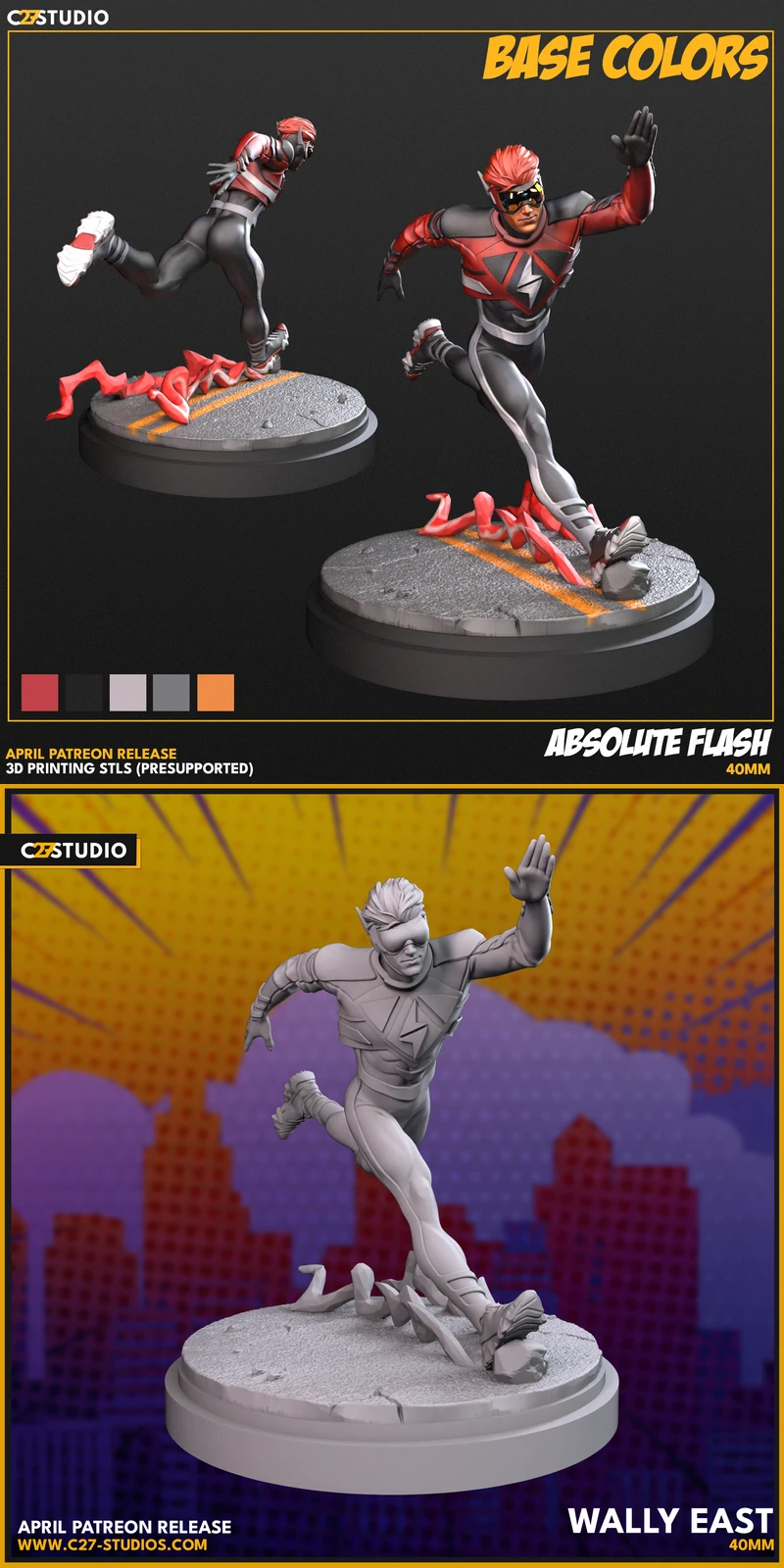 Absolute Flash STL model for 3D printing