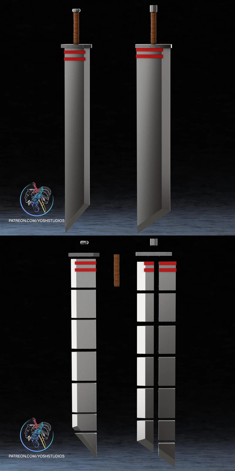Absolute Wonder Woman Sword STL model for 3D printing