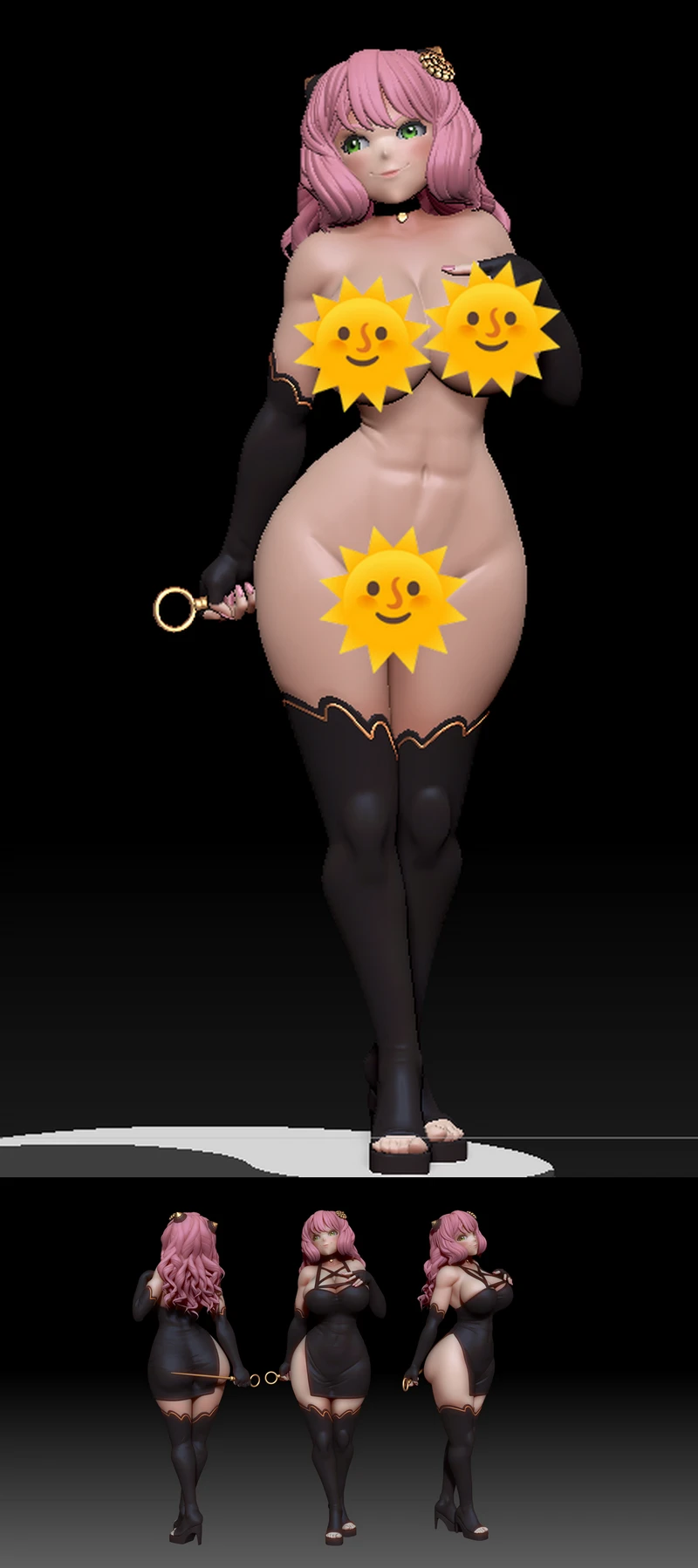 Adult Anya Forger STL | 3D Printable Spy x Family Figure STL model for 3D printing