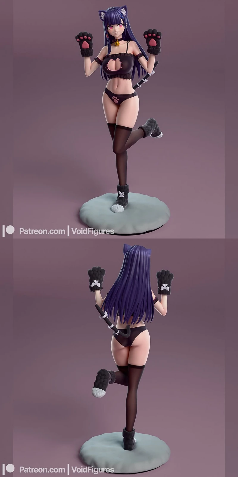 Akuma Nihmune STL 3D Printable Figure STL model for 3D printing