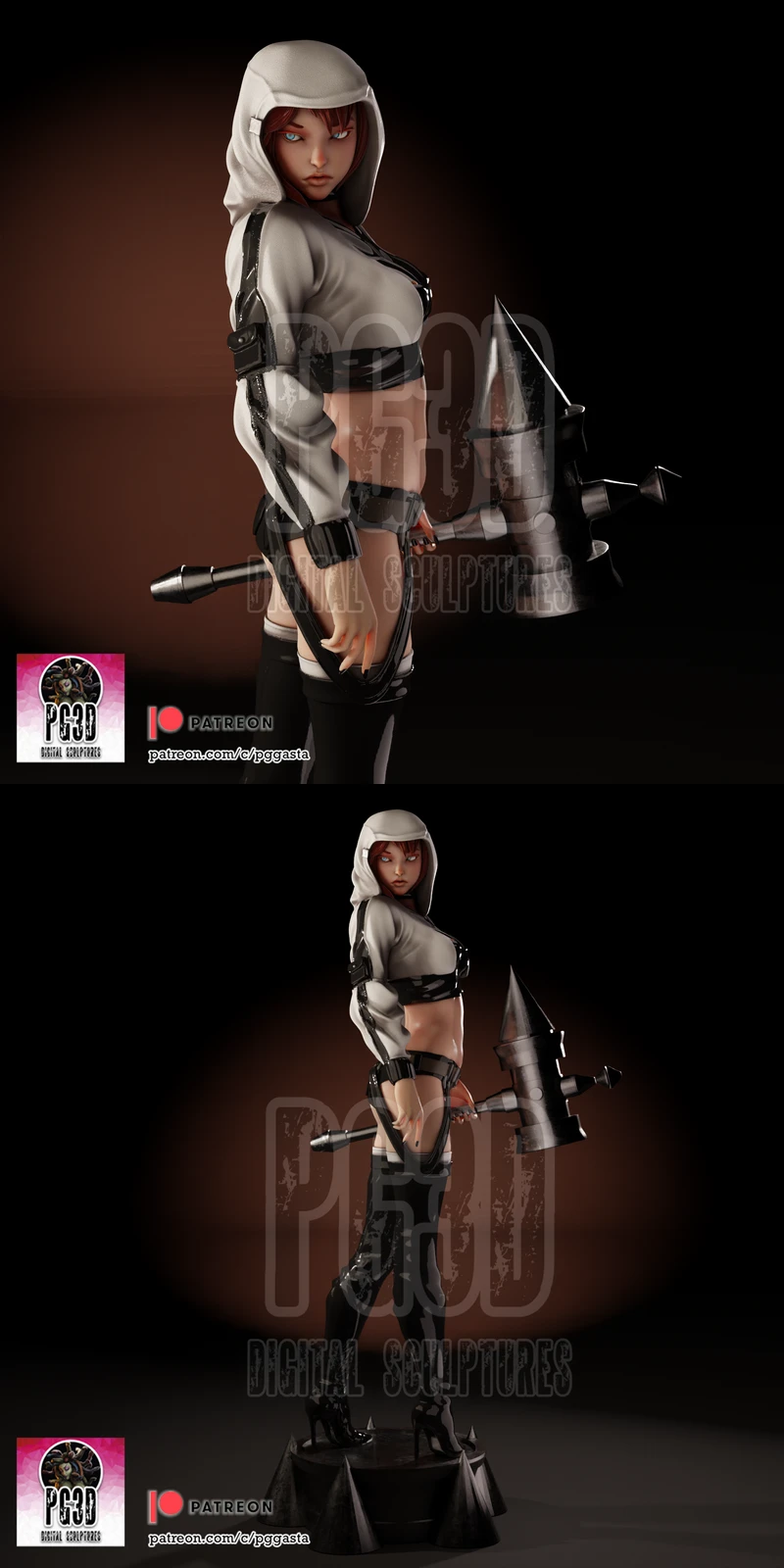 Alma Clover STL model for 3D printing