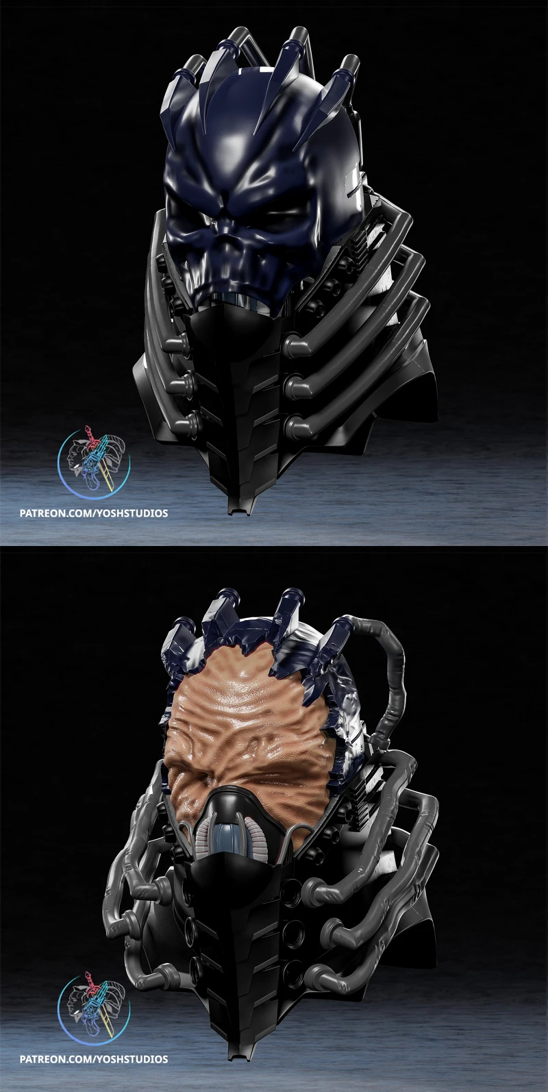 All For One Helmet My Hero Academia STL STL model for 3D printing