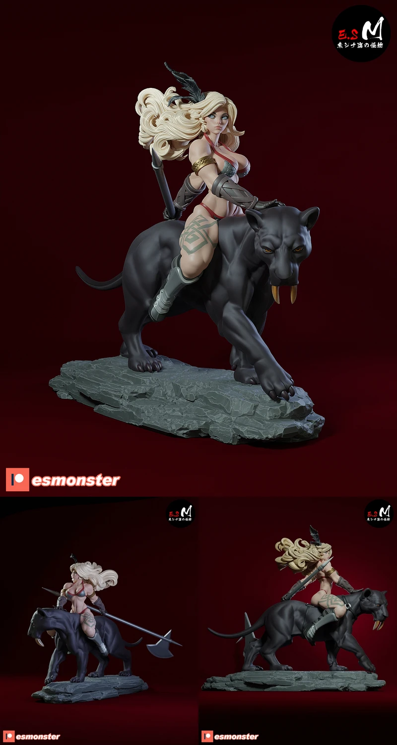 Amazon Ororo Munroe DC hero STL model for 3D printing
