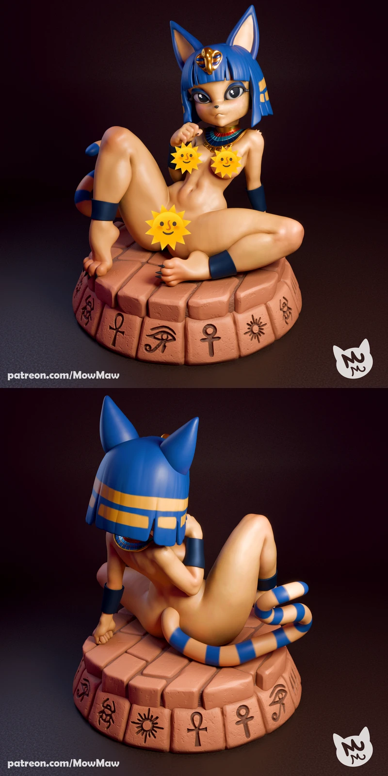 Ankha extra STL model for 3D printing