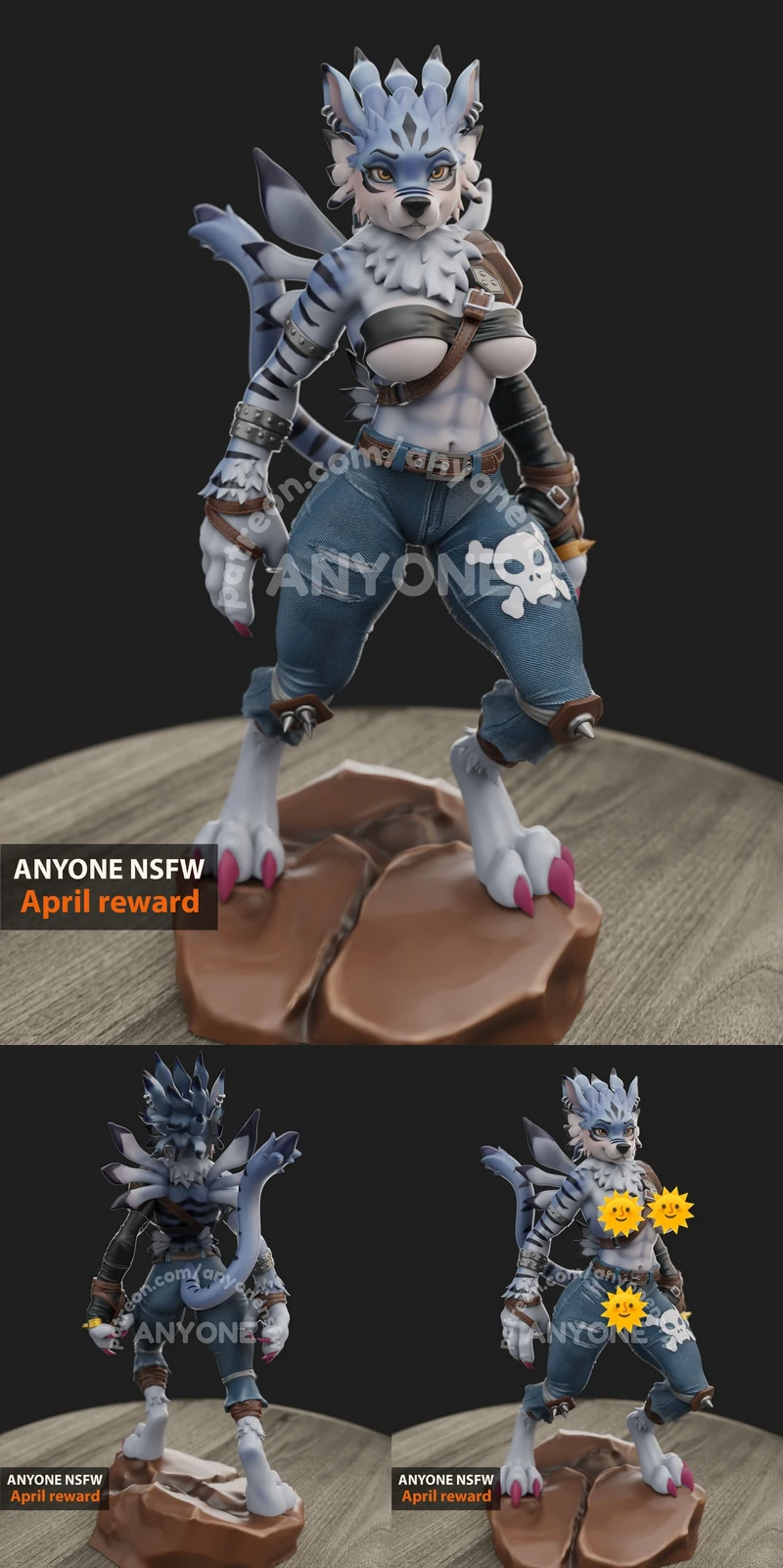 Digimon – WereGarurumon STL model for 3D printing