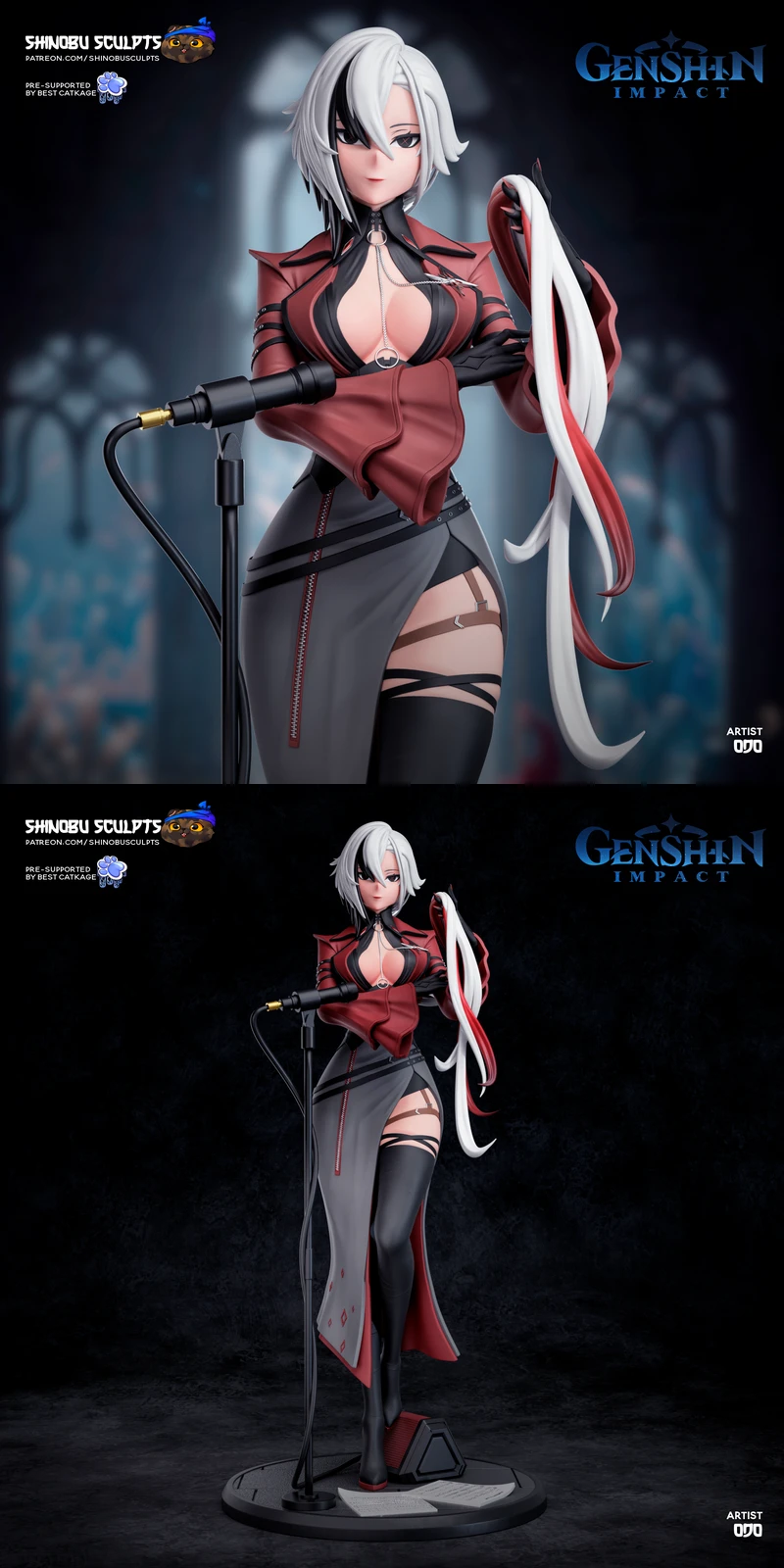 Arlecchino – Genshin Impact STL model for 3D printing