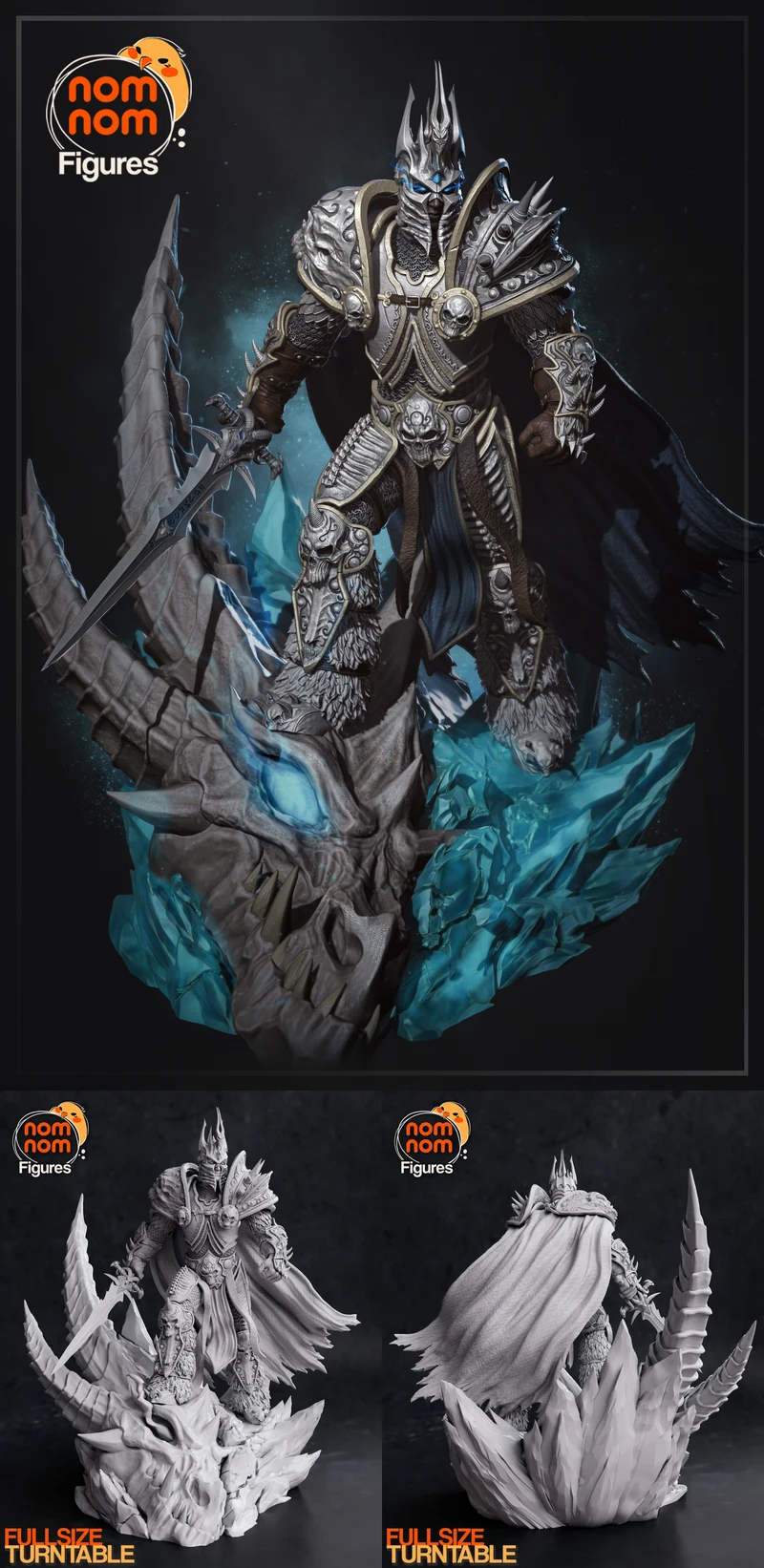 Arthas – World of Warcraft STL model for 3D printing