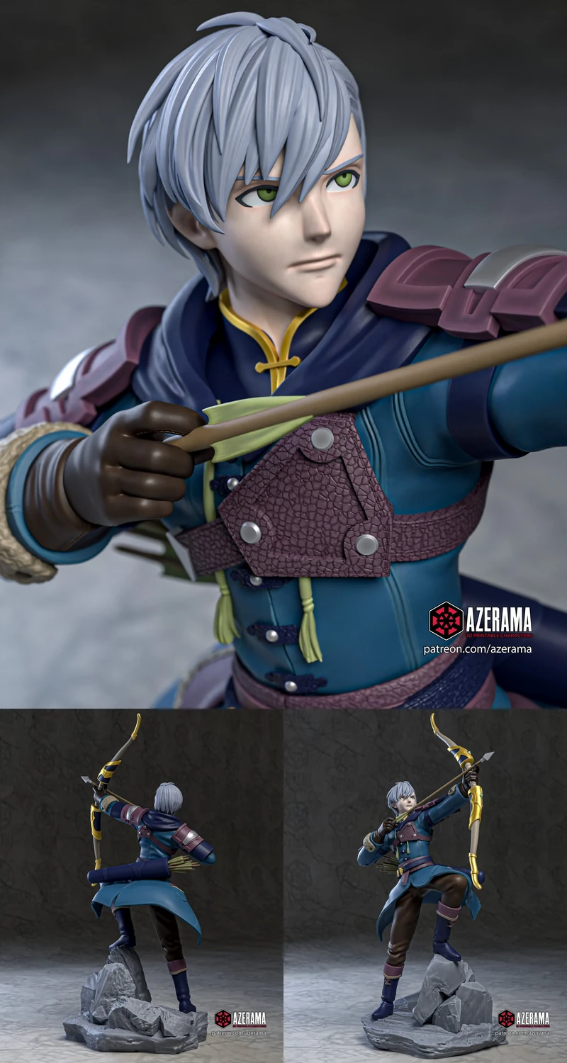 Ashe STL model for 3D printing