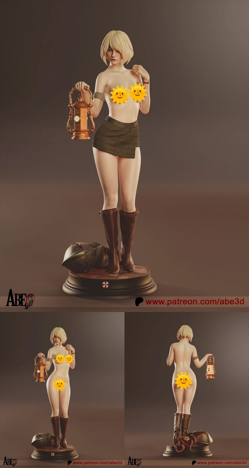 Ashley Graham Extra STL Figure for 3D Printer STL model for 3D printing