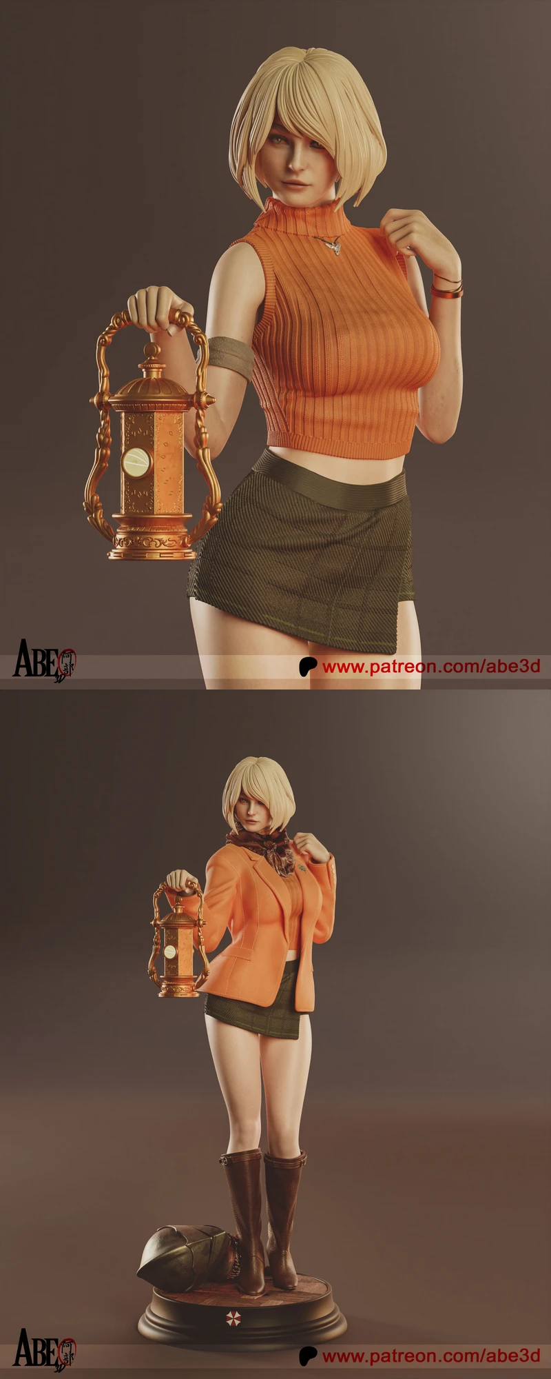 Ashley Graham 3D Printable Miniature STL File STL model for 3D printing