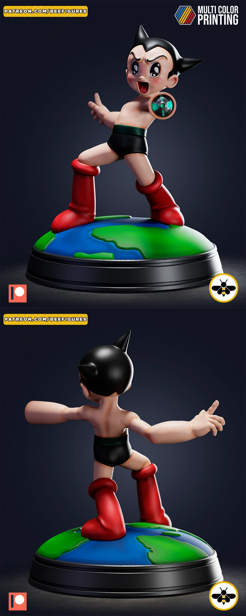 Printable Astro Boy Figure | Classic Anime STL File STL model for 3D printing