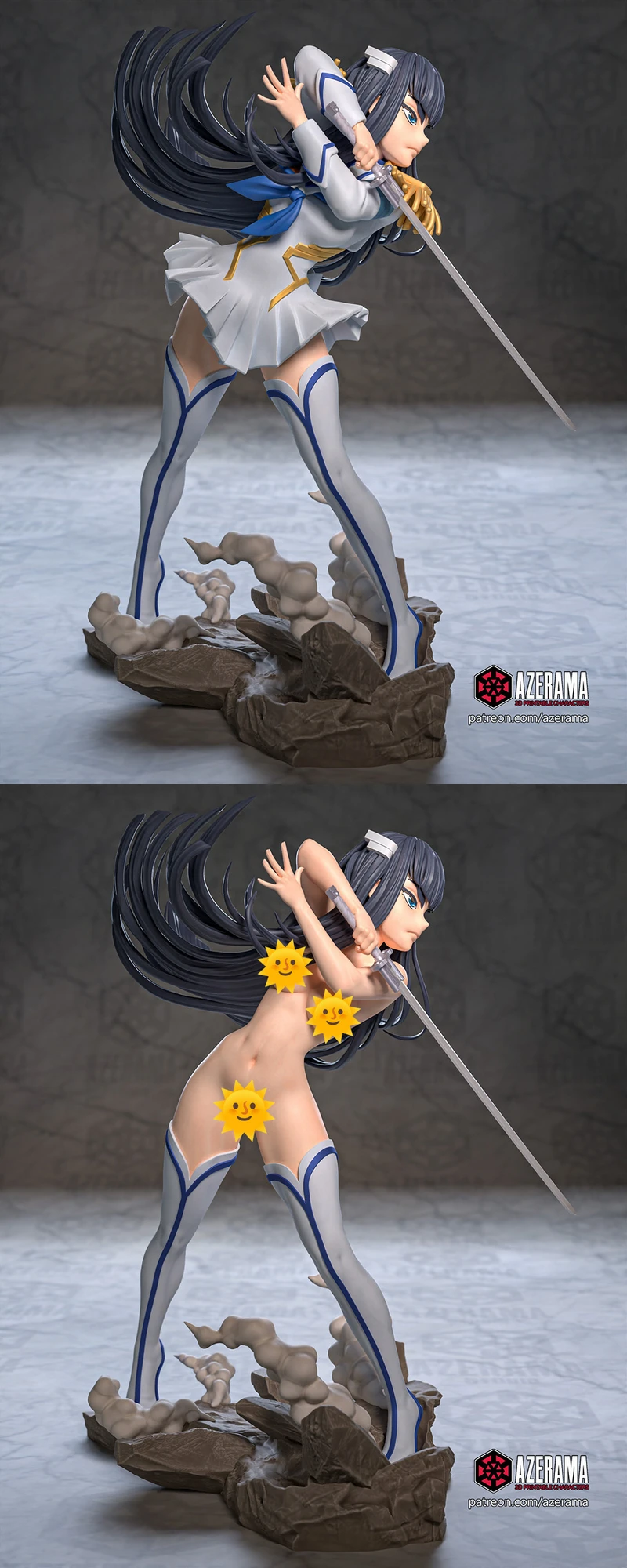 Kill La Kill – Satsuki Kiryuuin extra STL model for 3D printing