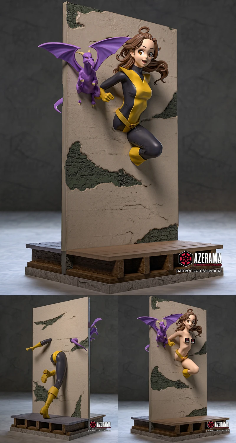 Marvel – Kitty Pryde STL model for 3D printing