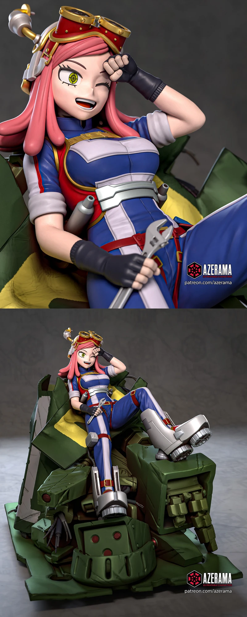 Mei Hatsume 3D Printable STL Model for Hero Academia Fans STL model for 3D printing