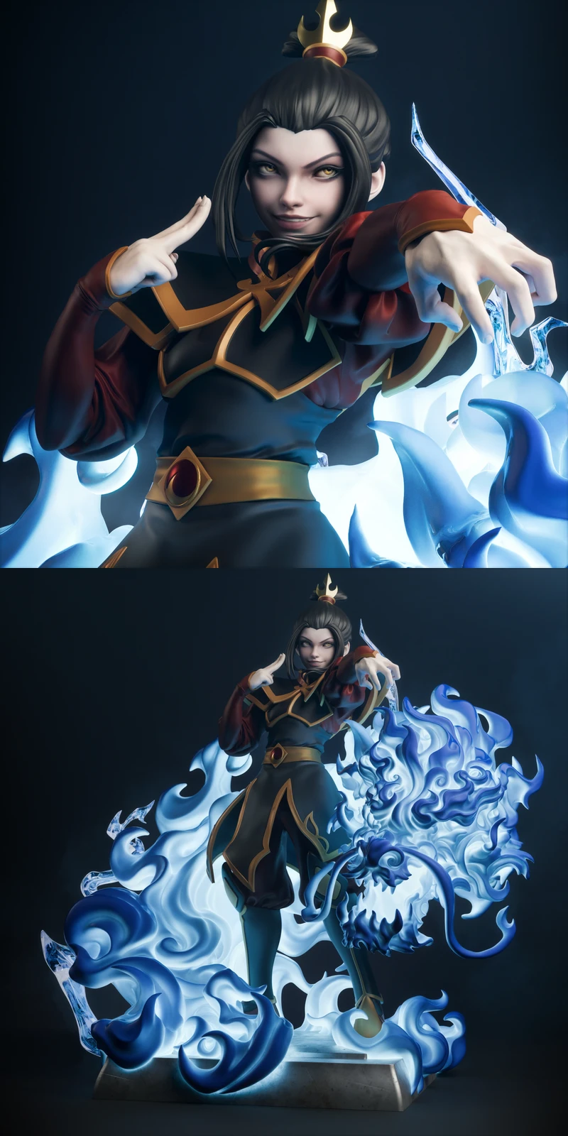 Azula STL model for 3D printing