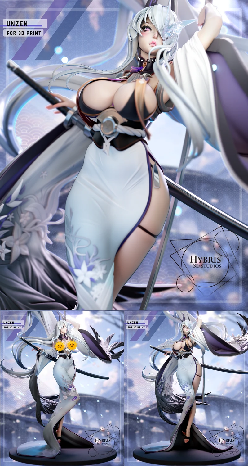 Unzen – Azur Lane Collector Figure STL model for 3D printing
