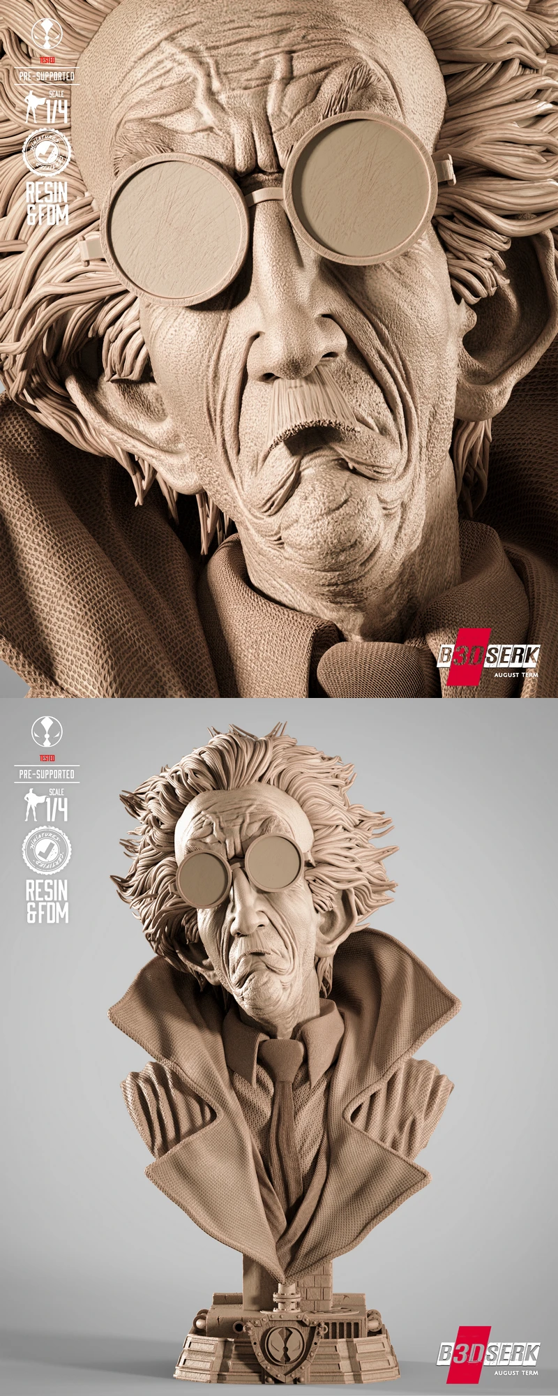 Twitch Portrait 3D Printable STL Bust STL model for 3D printing