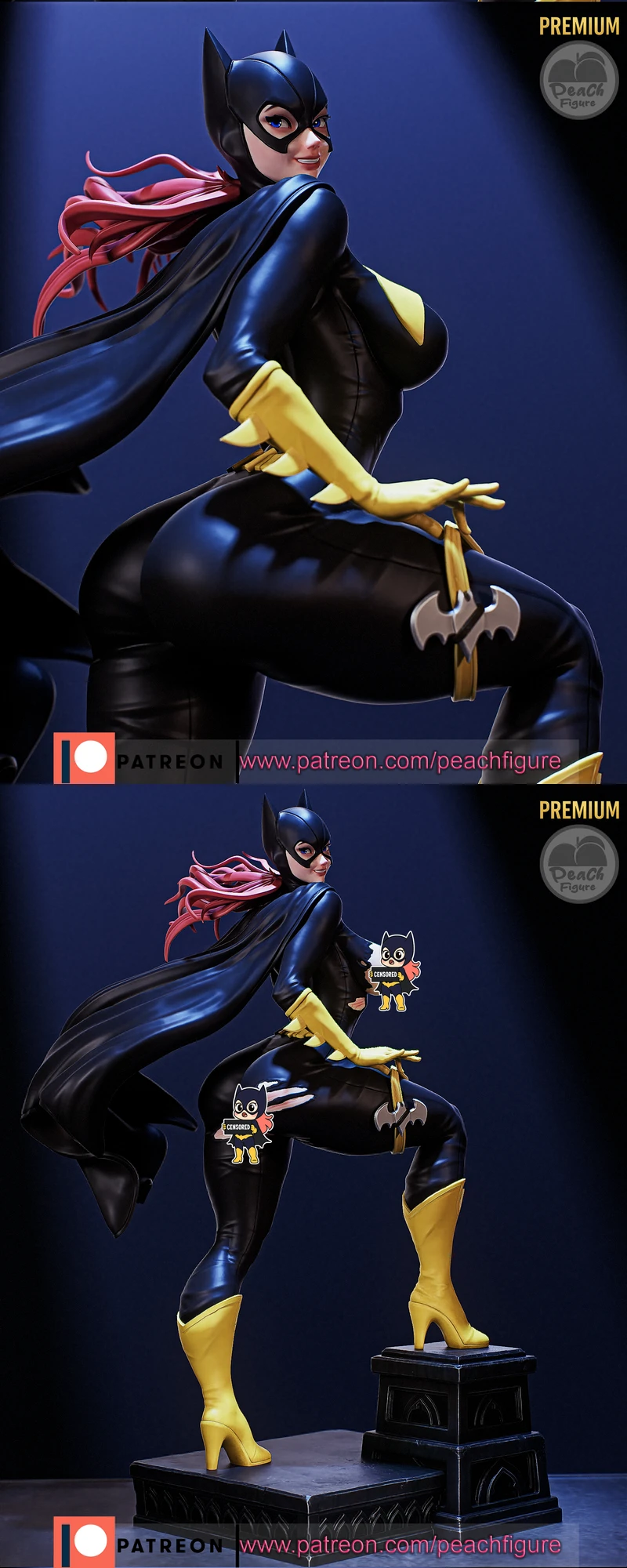 Batgirl STL File for Resin Printer STL model for 3D printing