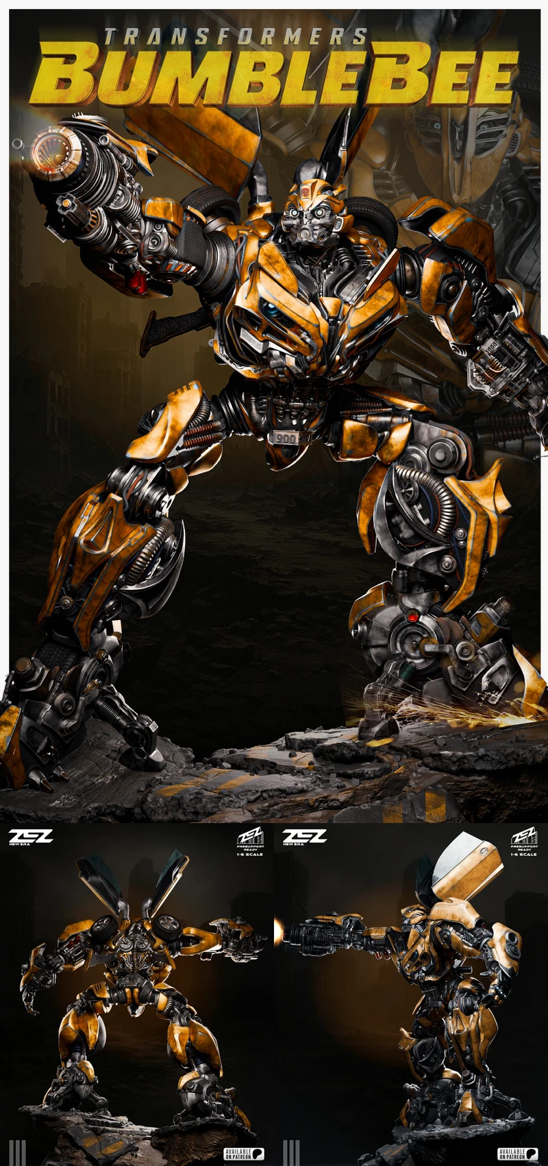 Bumblebee – Transformers STL Figure for 3D Printing STL model for 3D printing