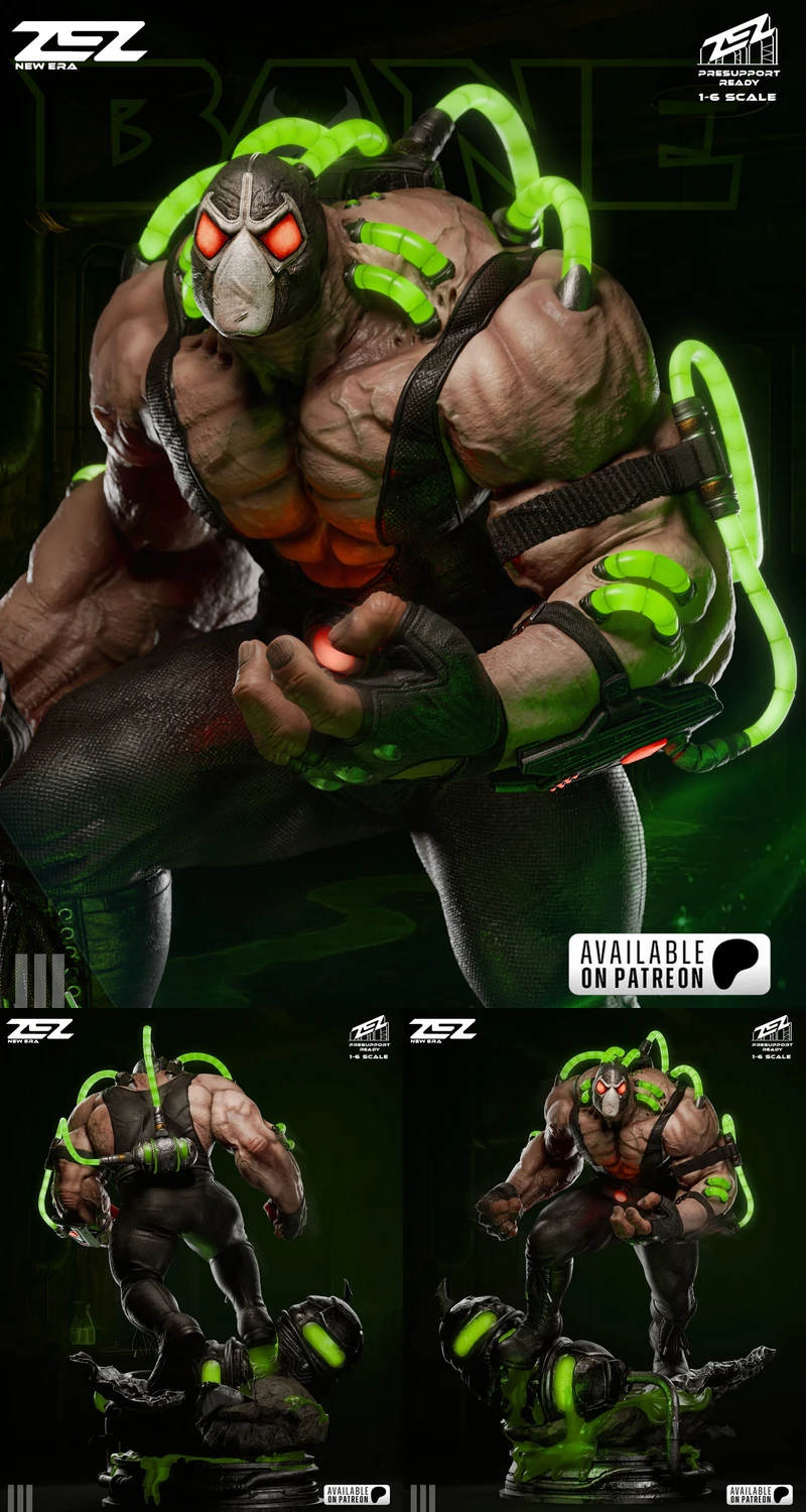 Bane STL model for 3D printing