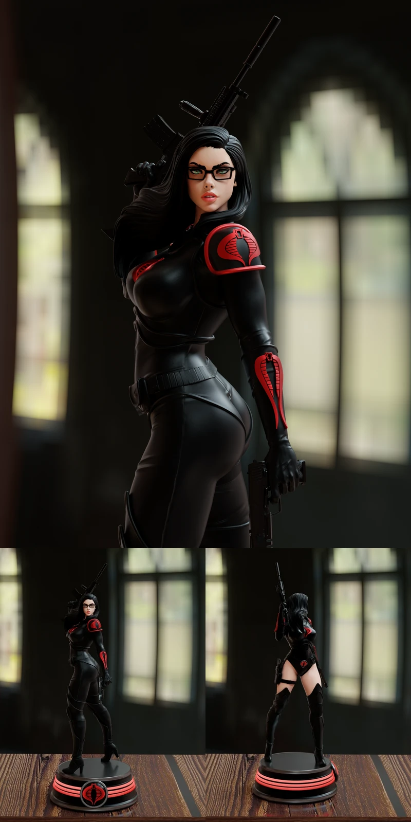Baronesa de GI Joe STL model for 3D printing