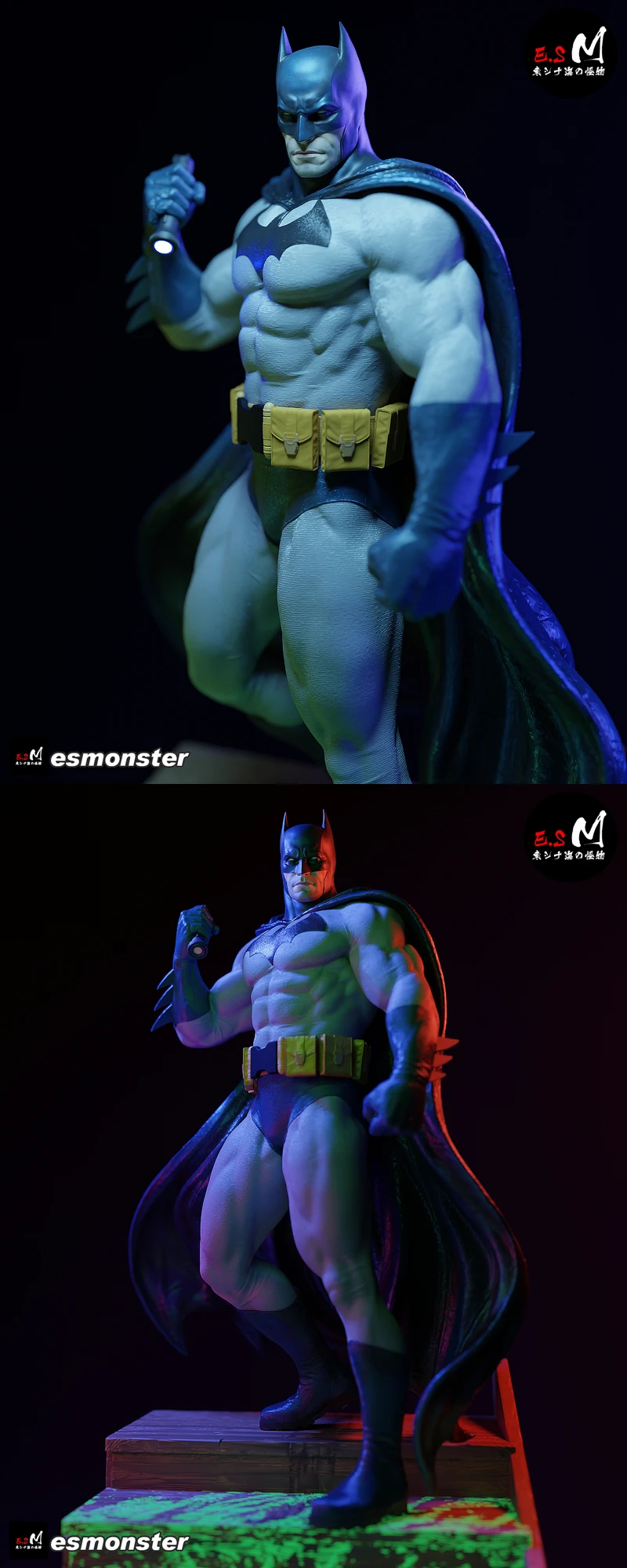Batman Character Statue – Superhero STL File for 3D Printing STL model for 3D printing