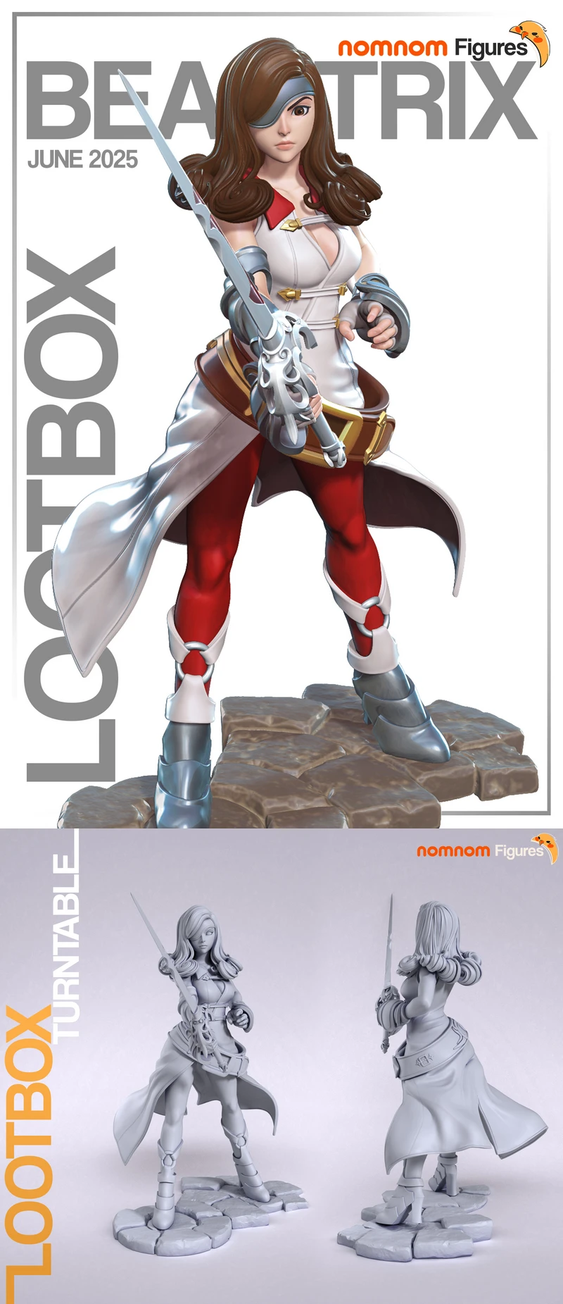 Beatrix – Final Fantasy IX STL model for 3D printing