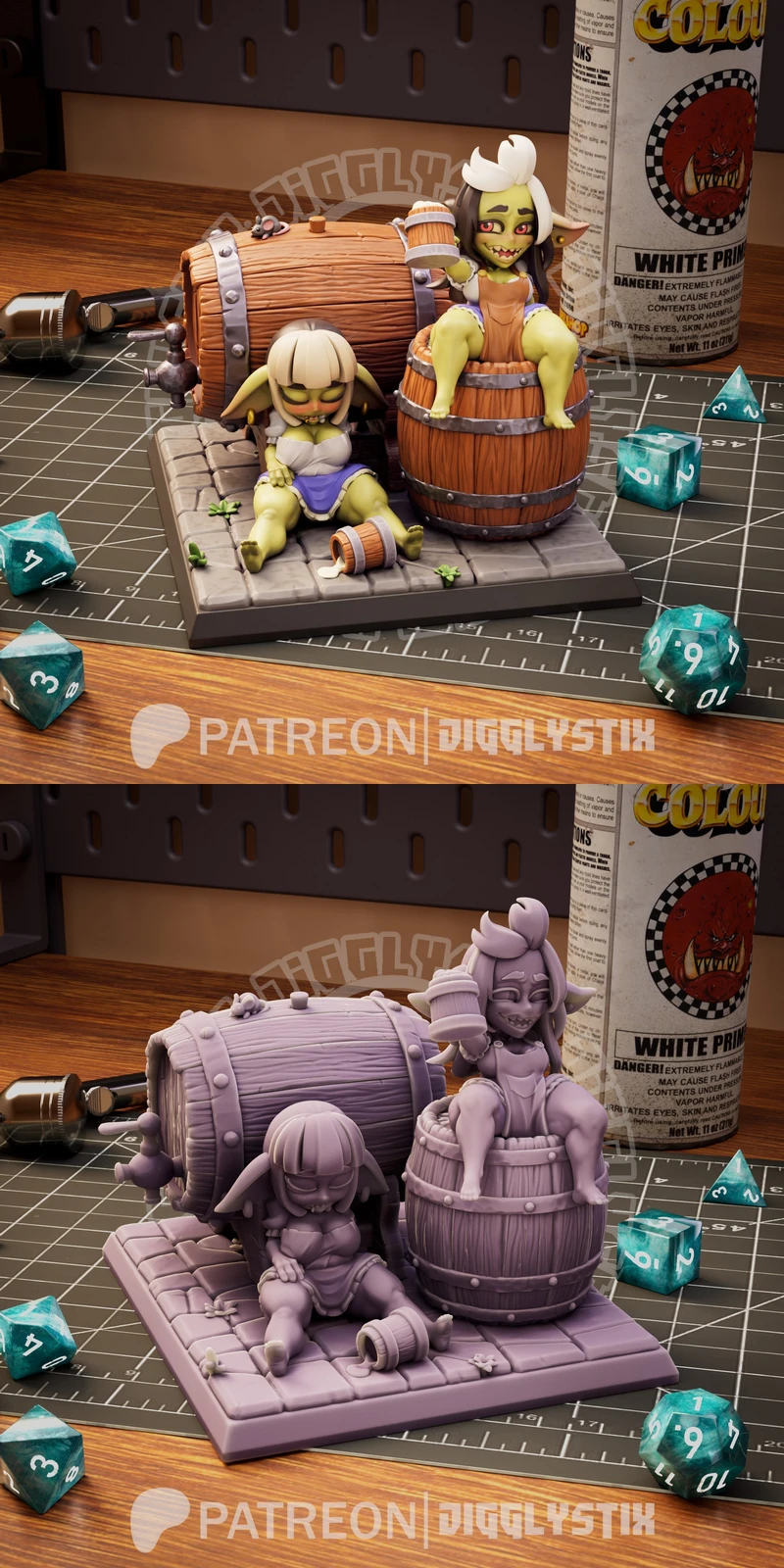 Beer Goblins STL model for 3D printing