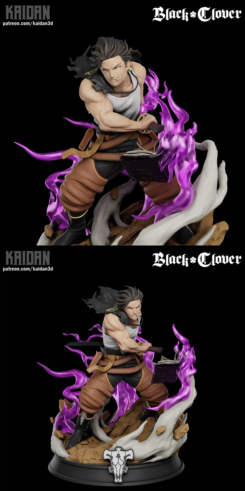 Yami Sukehiro STL Figure – Black Clover STL model for 3D printing