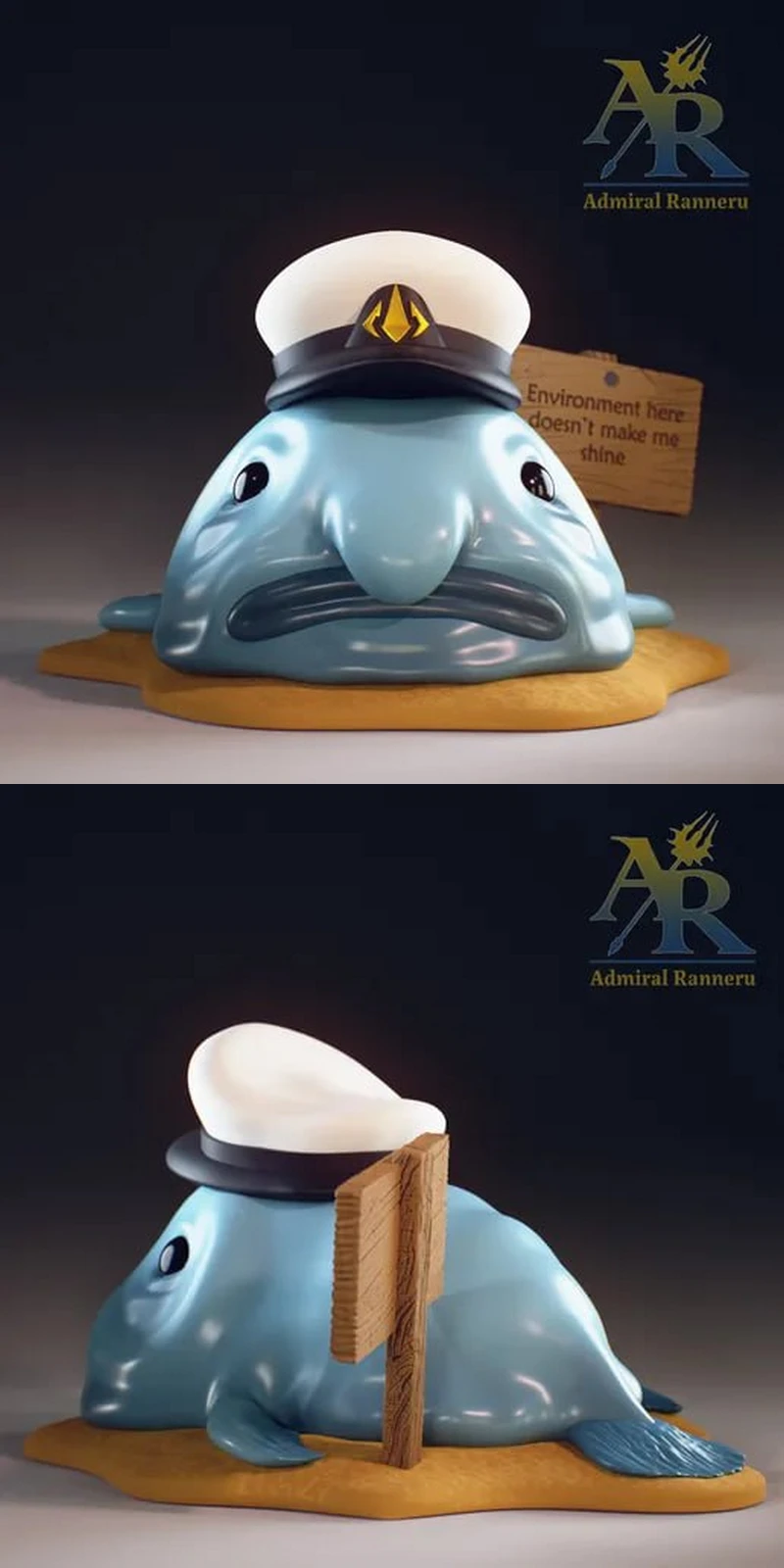 Bloberru STL model for 3D printing