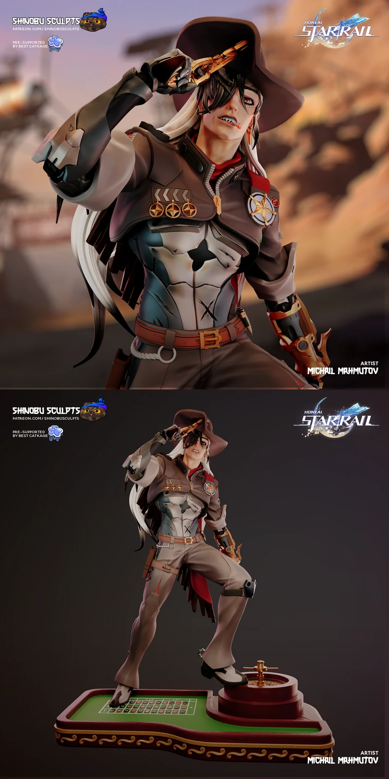 Boothill – Honkai Star Rail STL model for 3D printing