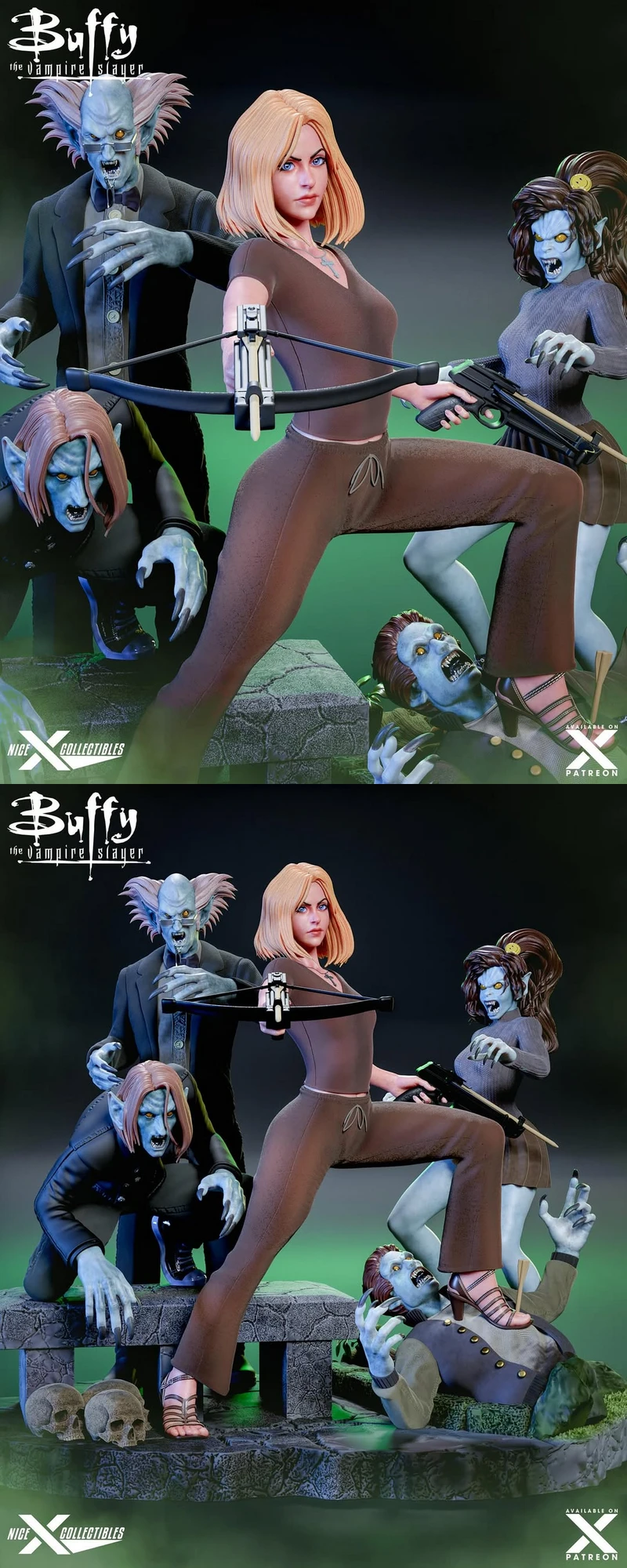 Buffy the Vampire Slayer STL Figure for 3D Printing STL model for 3D printing