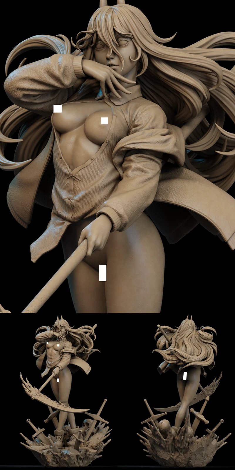 Chainsaw Man – Power extra STL model for 3D printing