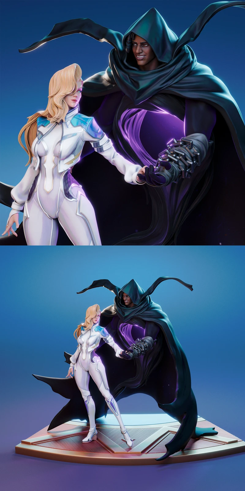 Marvel – Cloack and Dagger STL model for 3D printing